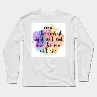 Darkest Night Long Sleeve T-Shirt